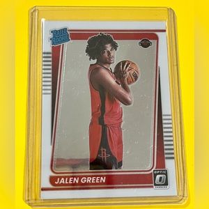 2021-22 Donruss Optic Jalen Green Rated Rookie RC Base - Houston Rockets #159
